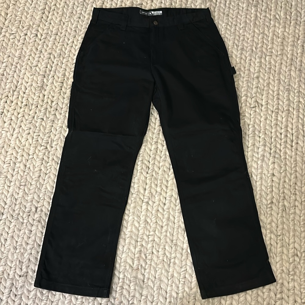 Black carhartt carpenter pants
